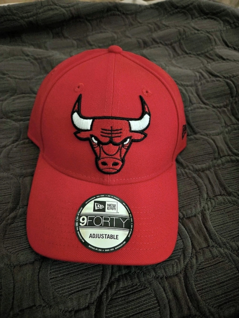 New Era Chicago Bulls 9FORTY Adjustable Hat Red Hat